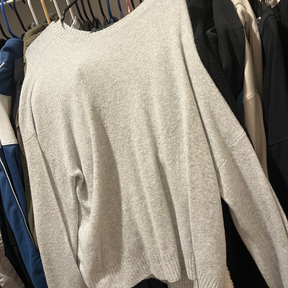 American eagle open back sweater